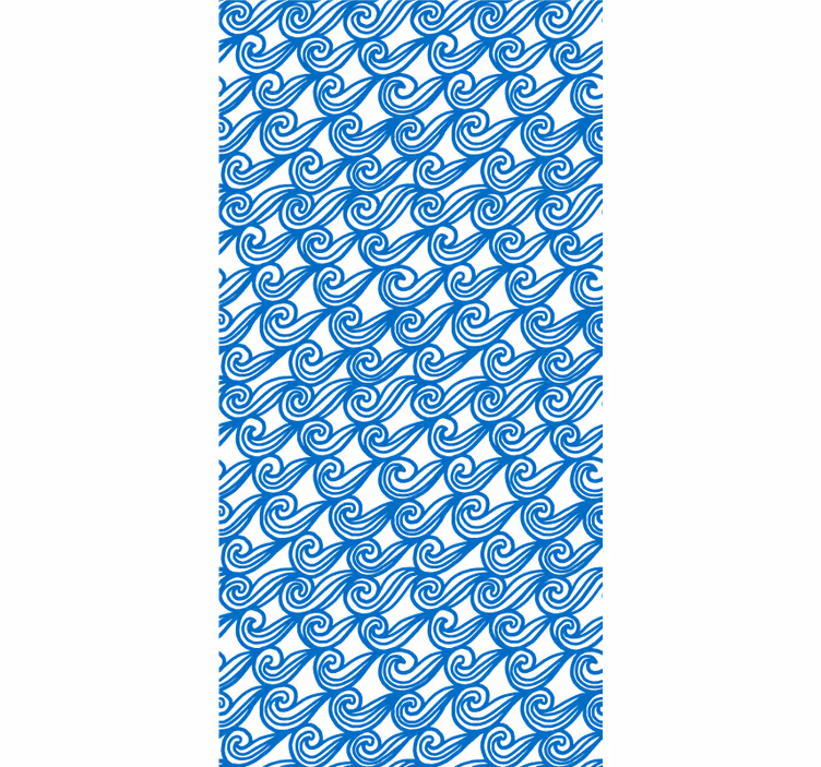 Texture and pattern blind flowing wave design - TenStickers