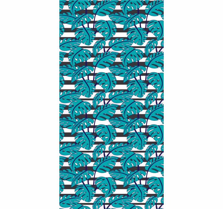 Lush leaf patterns flowers and plant blind - TenStickers