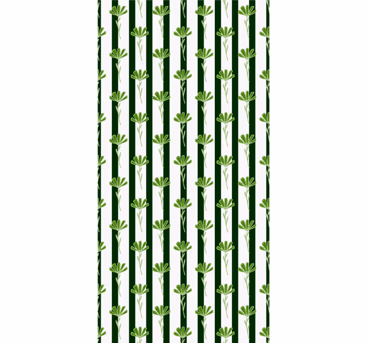 Vertical stems pattern kitchen blind - TenStickers