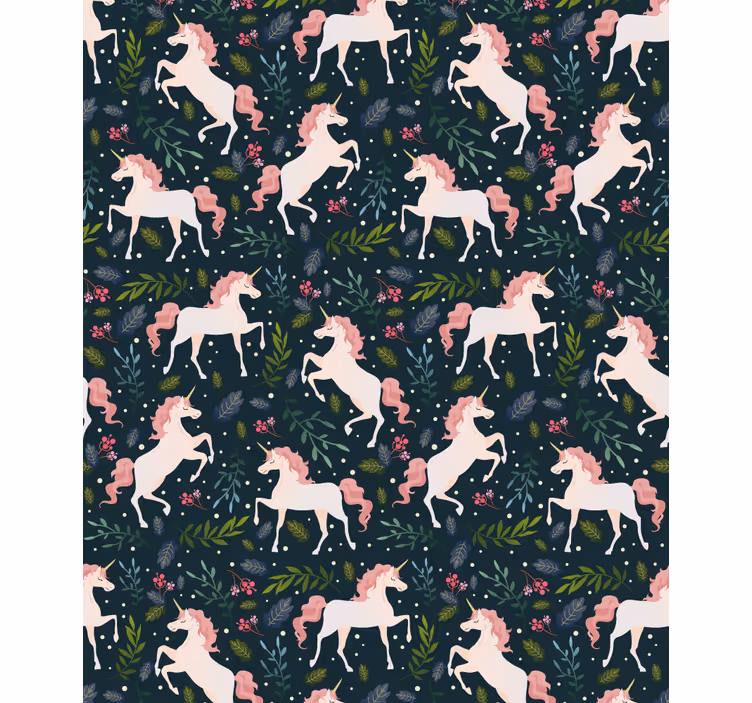 Realistic unicorn pattern childrens blind - TenStickers