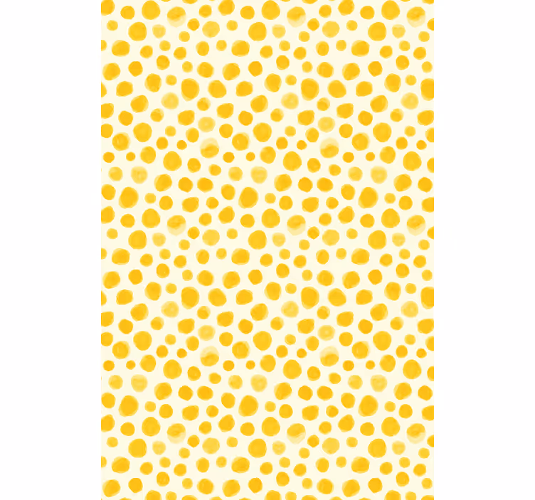 Lemon Polka Dots fruit and vegetable blind - TenStickers