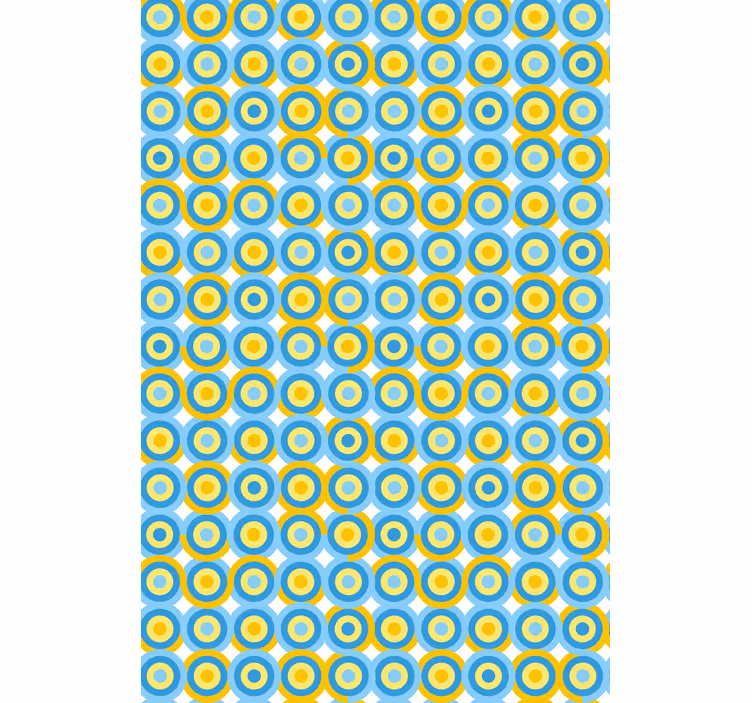 Circular pattern in blue other blind - TenStickers