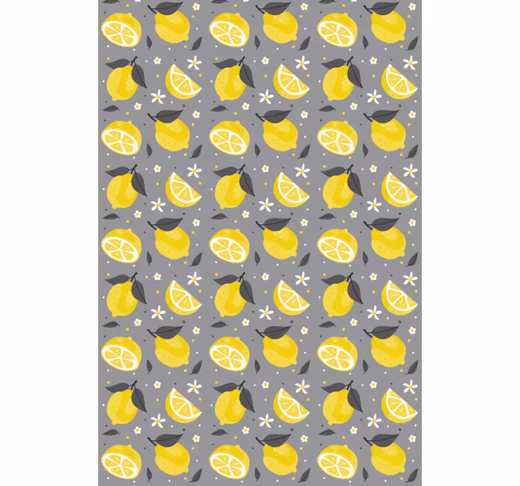 Lemon Slice Pattern fruit and vegetable blind - TenStickers