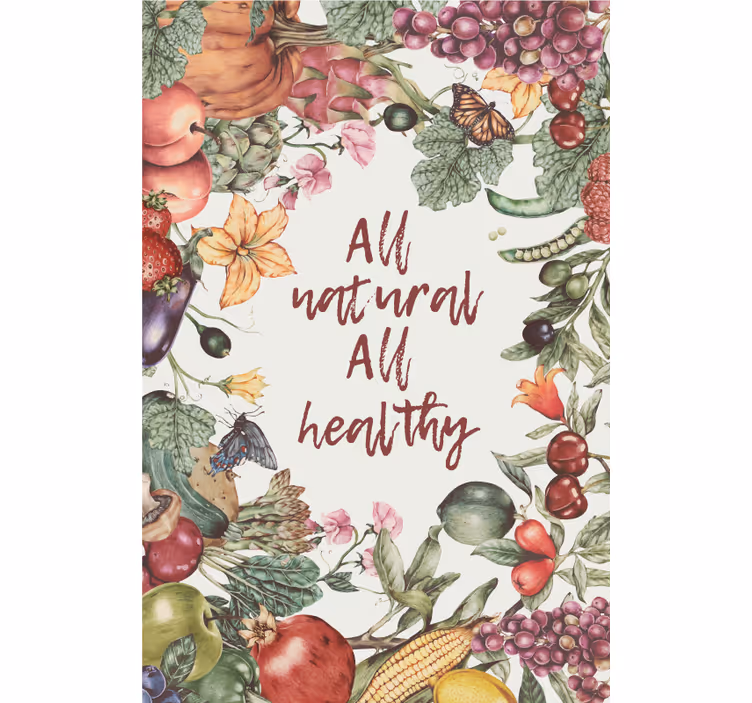 All natural and healthy kitchen blind - TenStickers