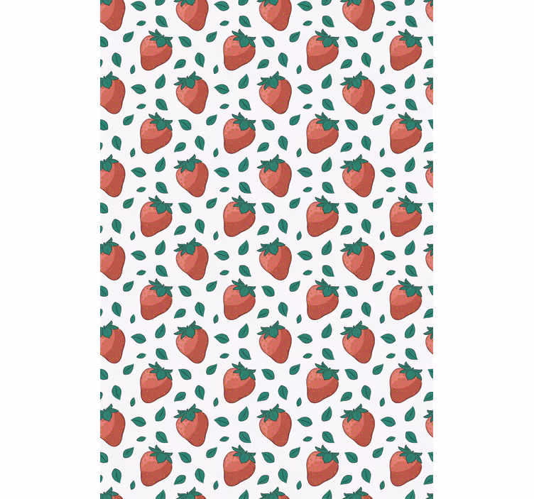 Fresh Strawberry Pattern fruit and vegetable blind - TenStickers