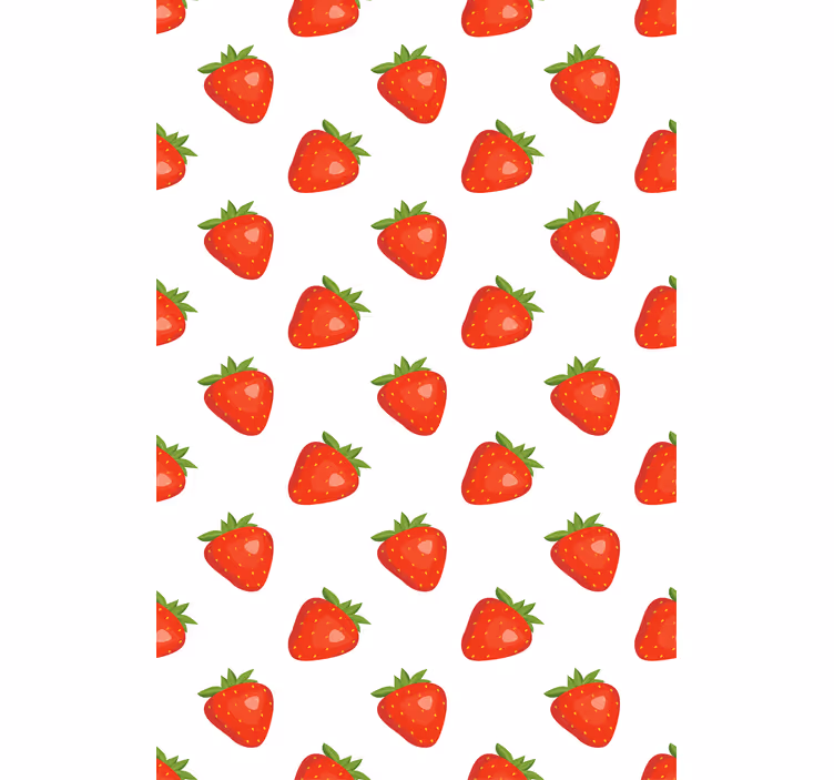 Strawberry Motif fruit and vegetable blind - TenStickers