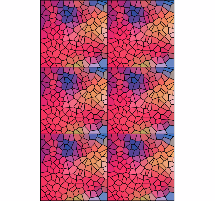 Mosaic colour pattern texture and pattern blind - TenStickers