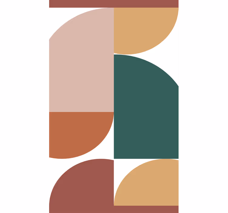 Geometric Circle Patterns modern blind - TenStickers