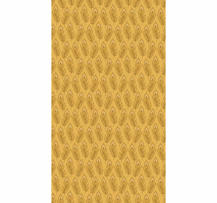 Graceful Foliage Motif flowers and plant blind - TenStickers