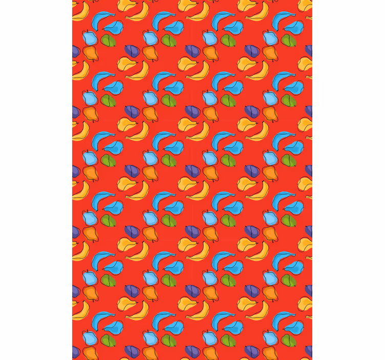 Lively fruits composition fruit and vegetable blind - TenStickers