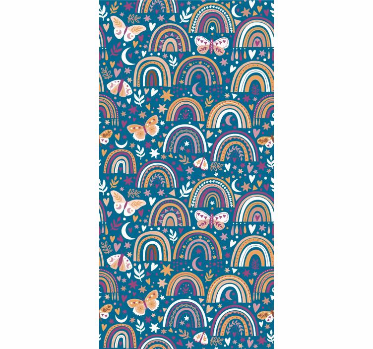 Colorful Rainbows and Butterflies childrens blind - TenStickers