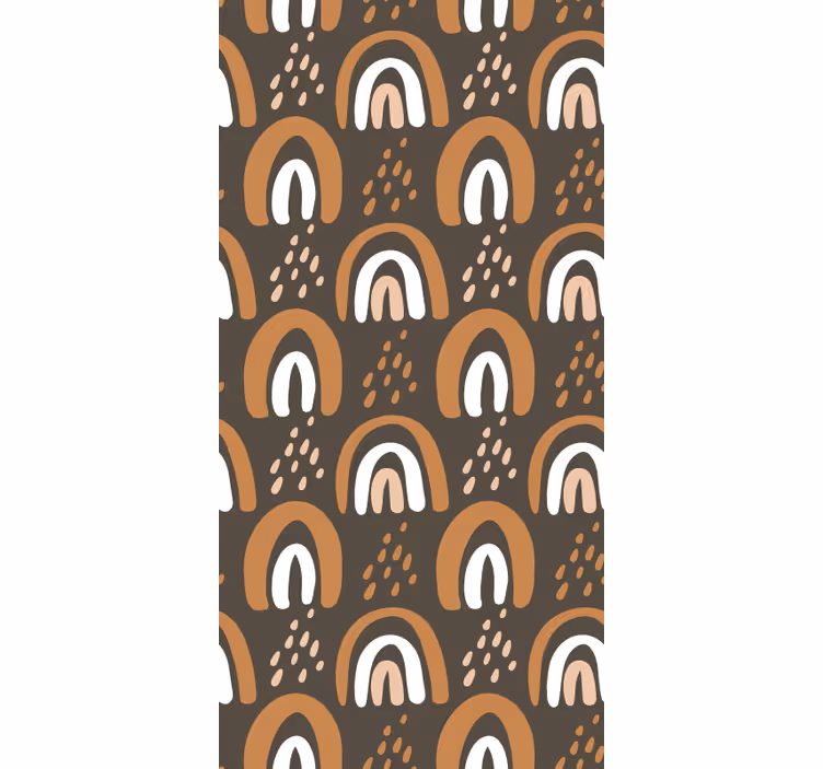 Painted earthy rainbows childrens blind - TenStickers