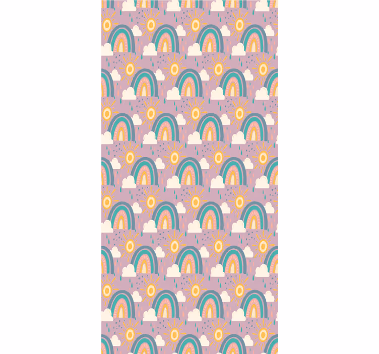 RAINBOWS AND SUNS childrens blind - TenStickers