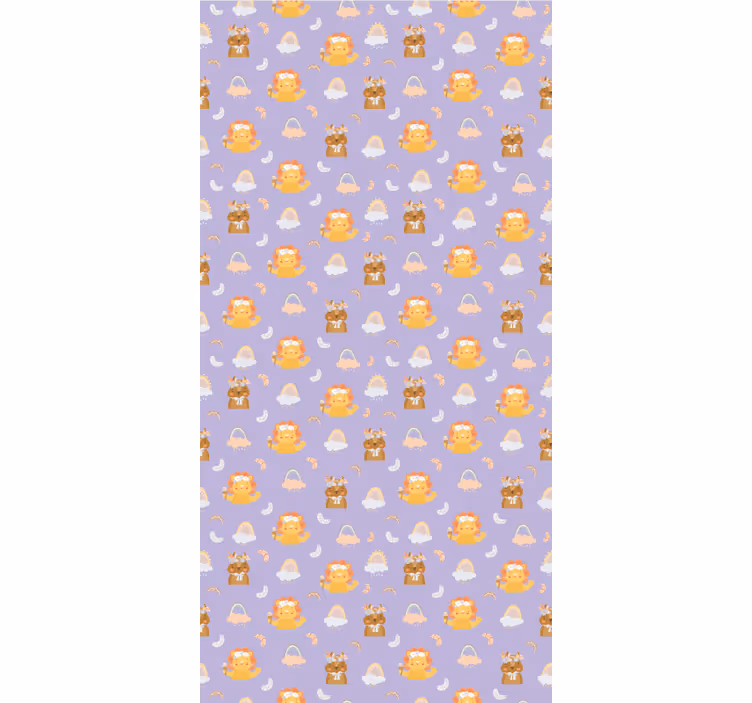 Baby animals and rainbows childrens blind - TenStickers