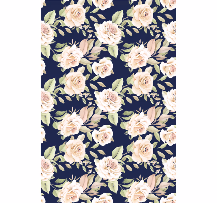Floral Rose Pattern flowers and plant blind - TenStickers