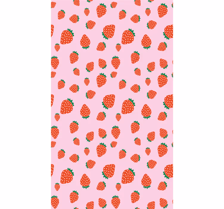 Strawberry Pattern Delight fruit and vegetable blind - TenStickers