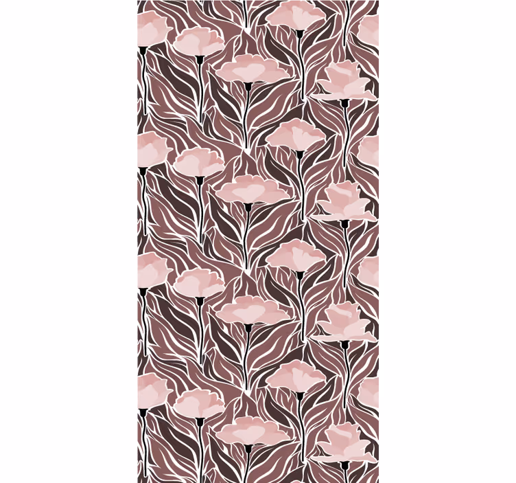 Elegant beige patterns flower blind - TenStickers