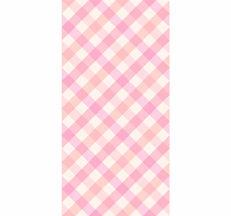 Pink checkered pattern texture and pattern blind - TenStickers