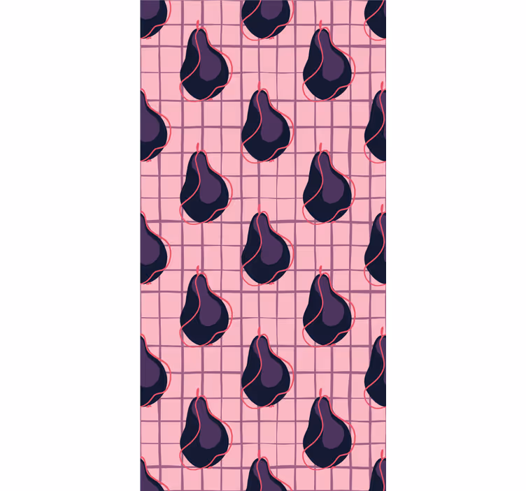 Stylized Pear Patterns fruit and vegetable blind - TenStickers