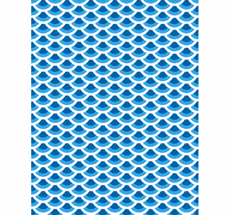 Texture and pattern blind ocean wave design - TenStickers