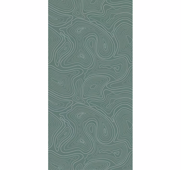 Fluid Topography Lines texture and pattern blind - TenStickers