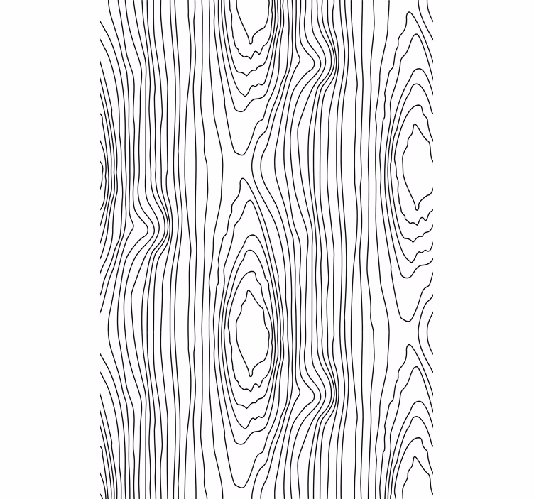 Black and white wood lines texture and pattern blind - TenStickers