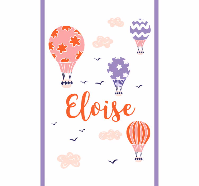Custom hot air balloons childrens blind - TenStickers
