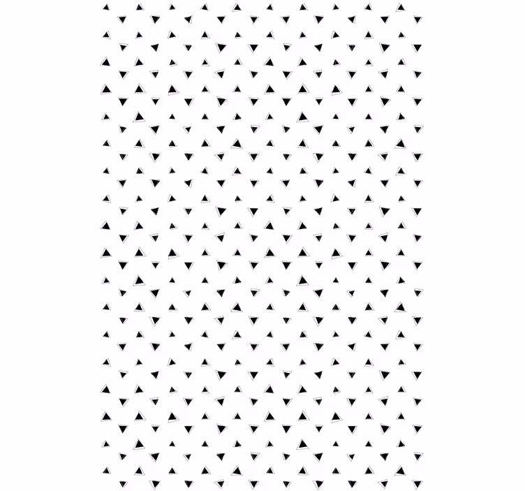 Black and white triangles texture and pattern blind - TenStickers