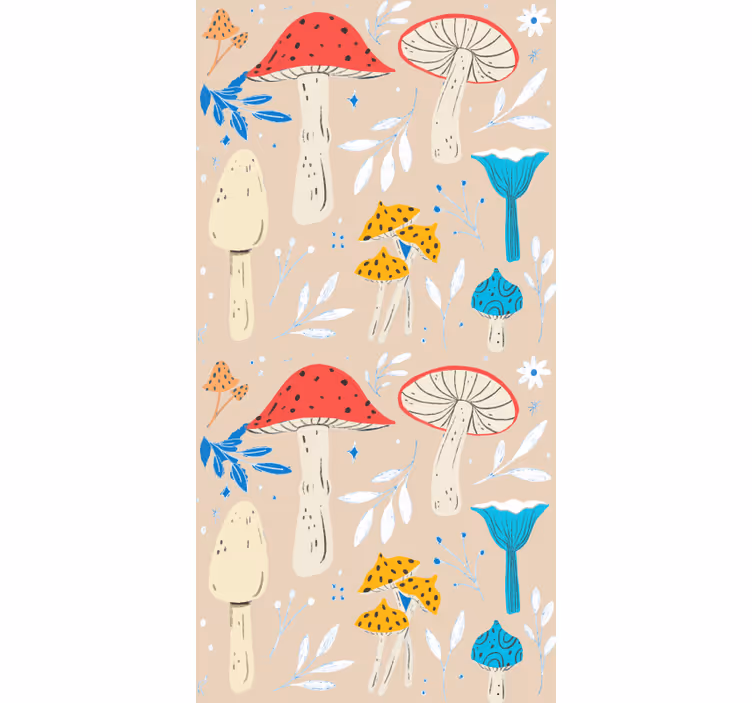 Stylized Fungi Illustration other blind - TenStickers