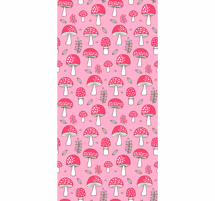 Mushroom Patterns flowers and plant blind - TenStickers