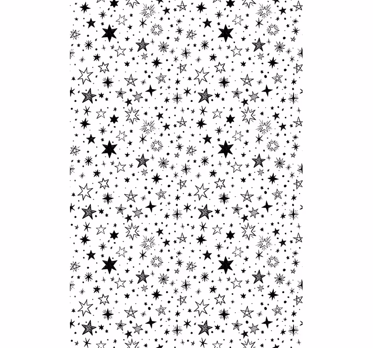 Starry night pattern teenage  roller blind - TenStickers