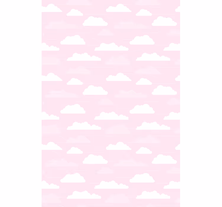 Dreamy pink pattern cloud blind - TenStickers