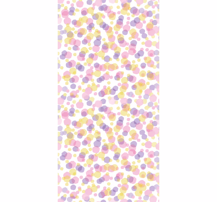 Soft Circle Pattern plain roller blind - TenStickers