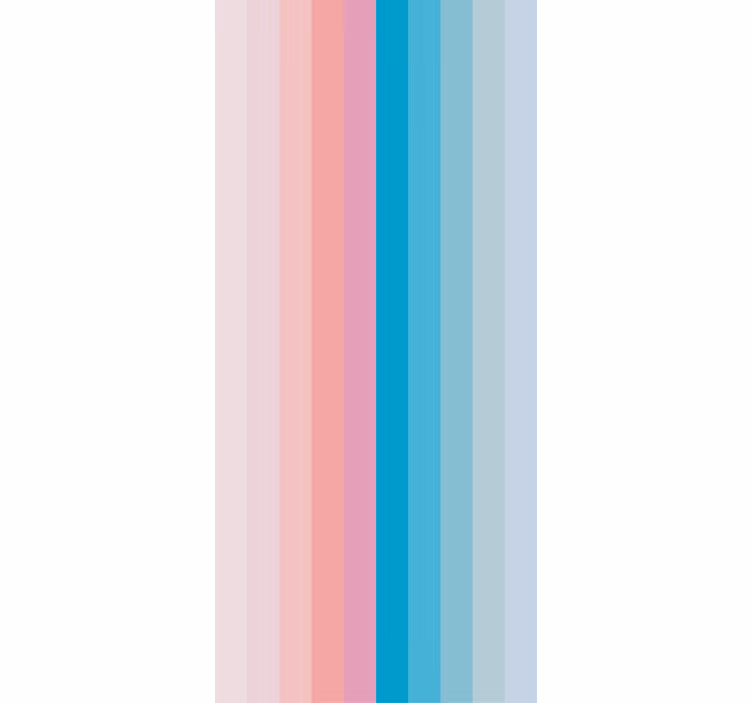 Striped pink and blue other blind - TenStickers