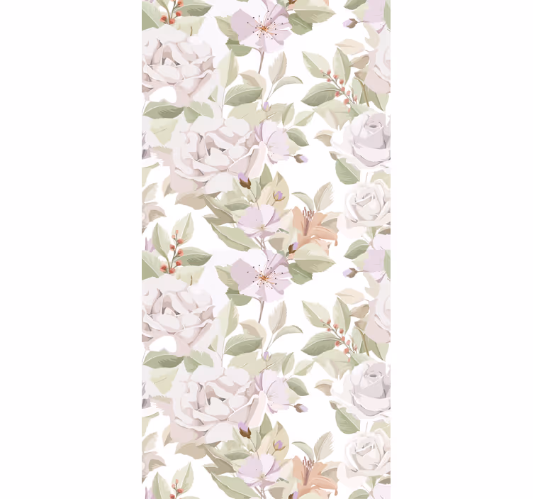Graceful Botanical Composition flower blind - TenStickers