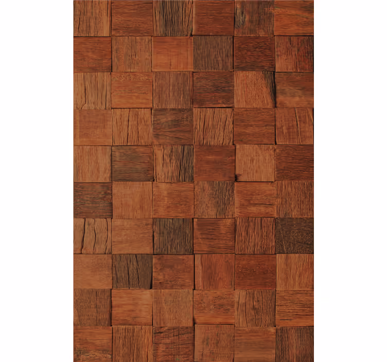 Wooden texture of wood planks Dining room blind - TenStickers
