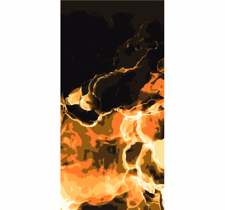 Fiery Swirls texture and pattern blind - TenStickers