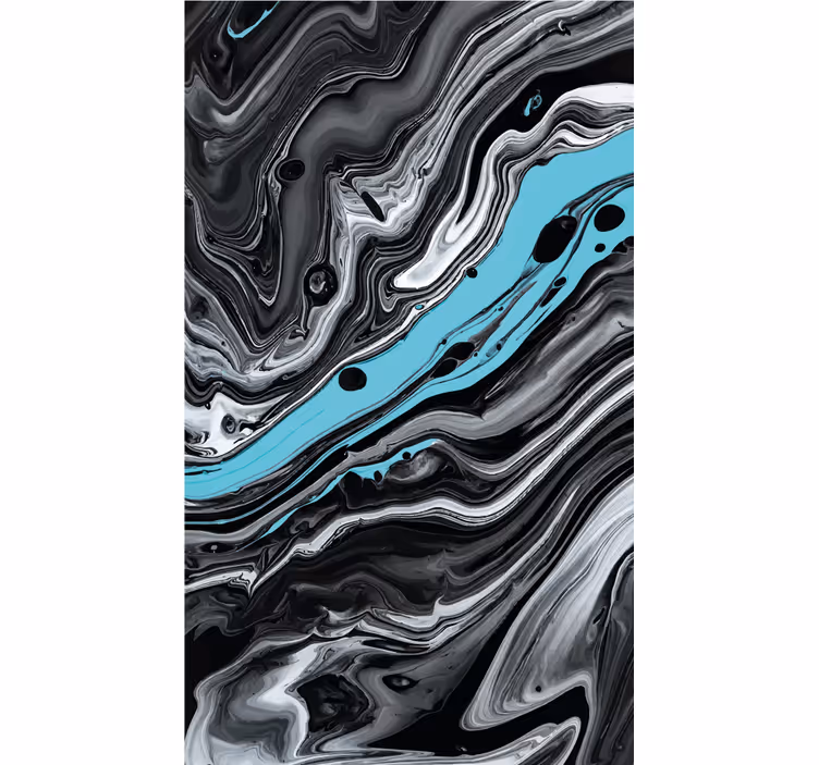Fluid Black Patterns texture and pattern blind - TenStickers