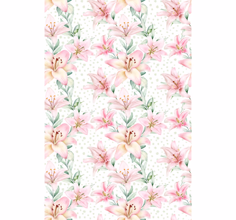 Delicate Floral Elegance flowers and plant blind - TenStickers