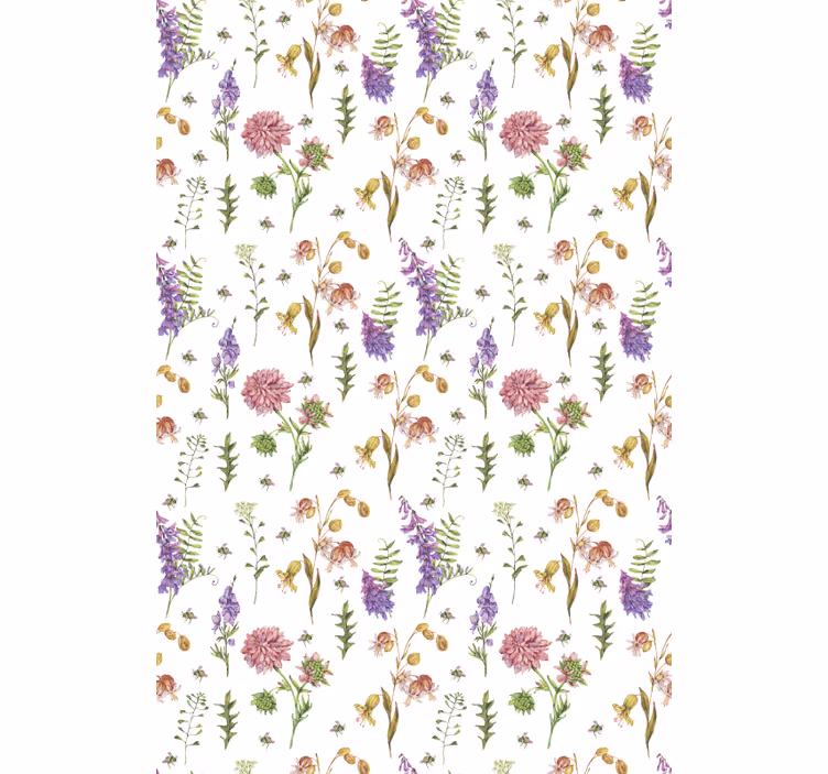 Floral Garden Theme flowers and plant blind - TenStickers