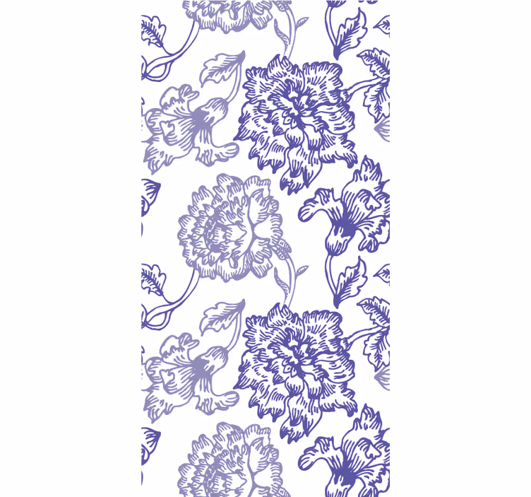 Elegant Floral Theme flowers and plant blind - TenStickers