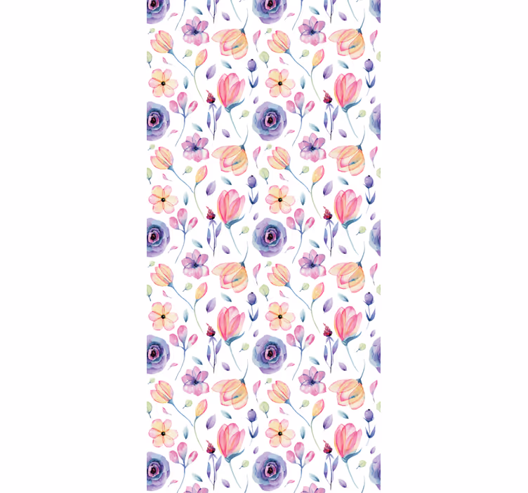 Floral Bouquet Design flowers and plant blind - TenStickers
