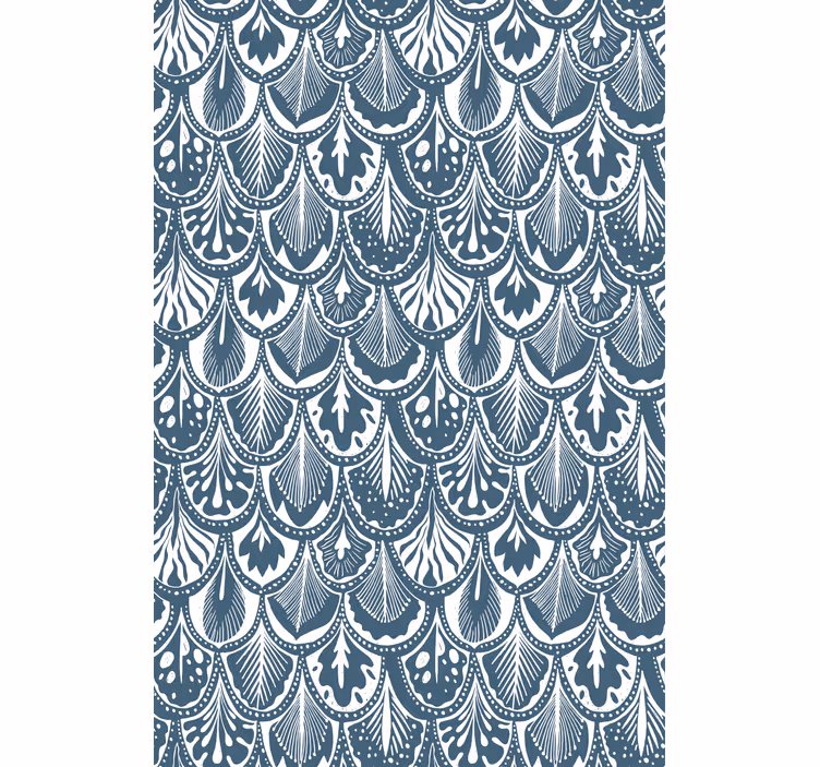 Leafy Pattern Design flowers and plant blind - TenStickers