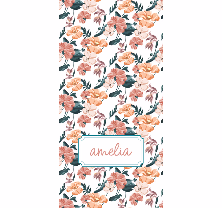 Elegant spring design flowers and plant blind - TenStickers