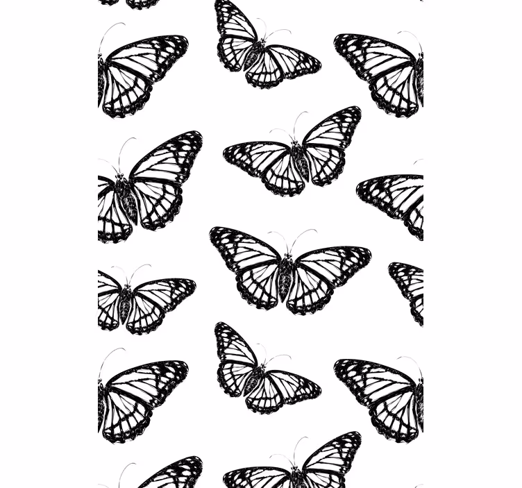 Striking monarch wings butterfly blind - TenStickers