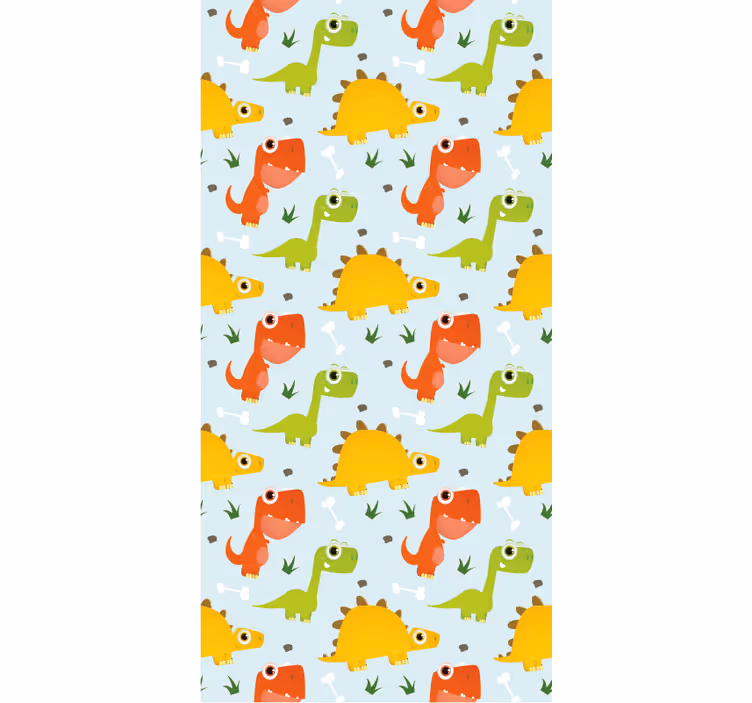 Small dino pattern Dinosaur blind - TenStickers