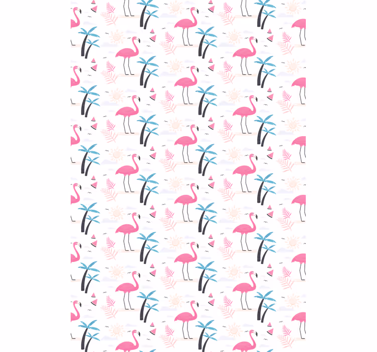 Flamingo Tropical Pattern animal blind - TenStickers