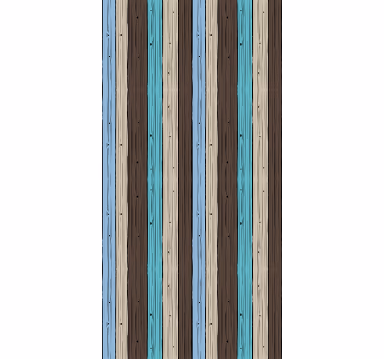 Texture and pattern blind wooden stripe design - TenStickers