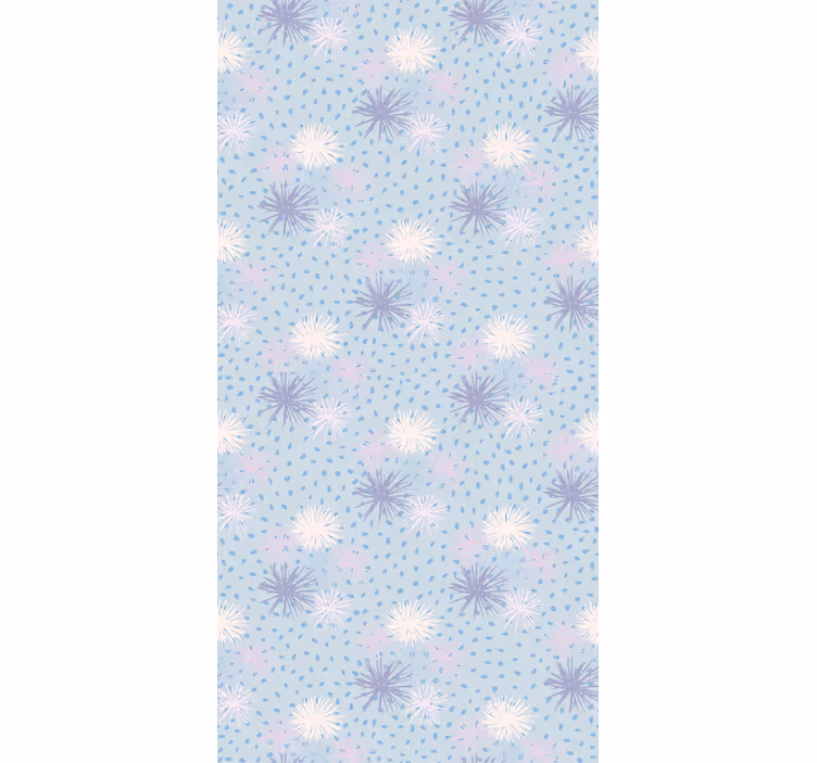 Floral Burst Pattern flowers and plant blind - TenStickers