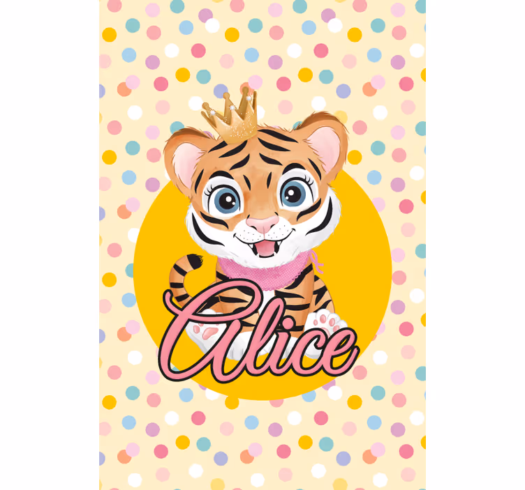 Custom baby tiger childrens blind - TenStickers